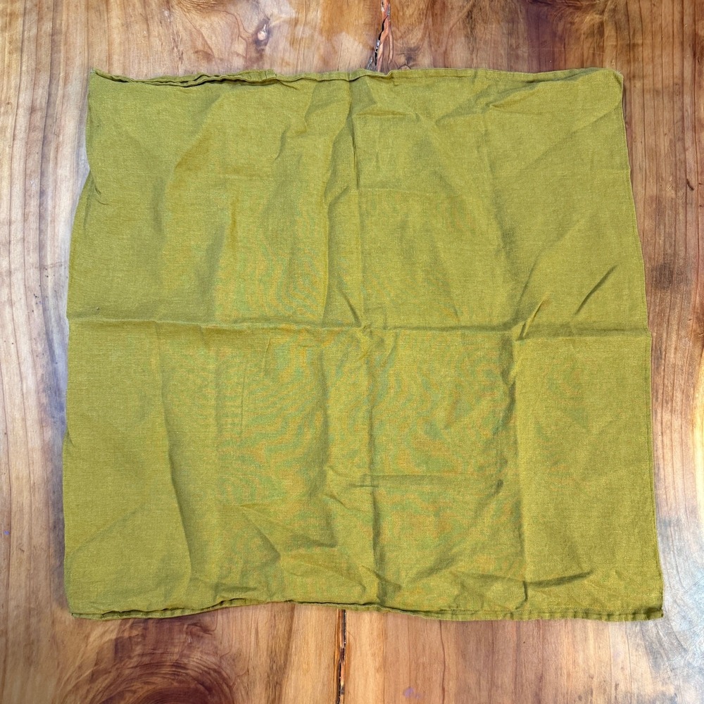 Merci Linen Pillow Case Square Mustard Yellow M30